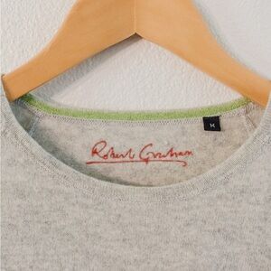 Robert Graham Light Gray Crewneck Sweater